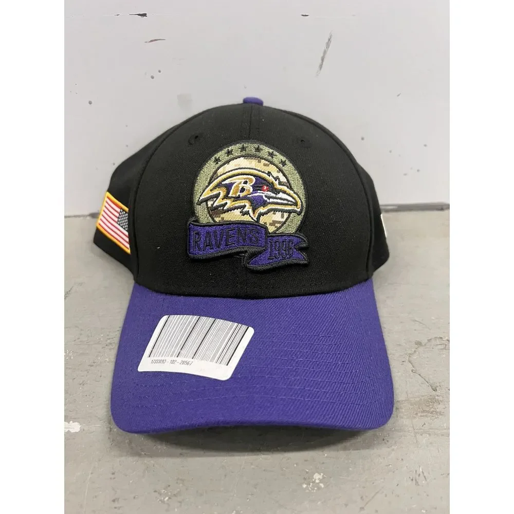 New Era Baltimore Ravens‎ Salute to Service Baseball Cap NFL Camo Hat Adjustable